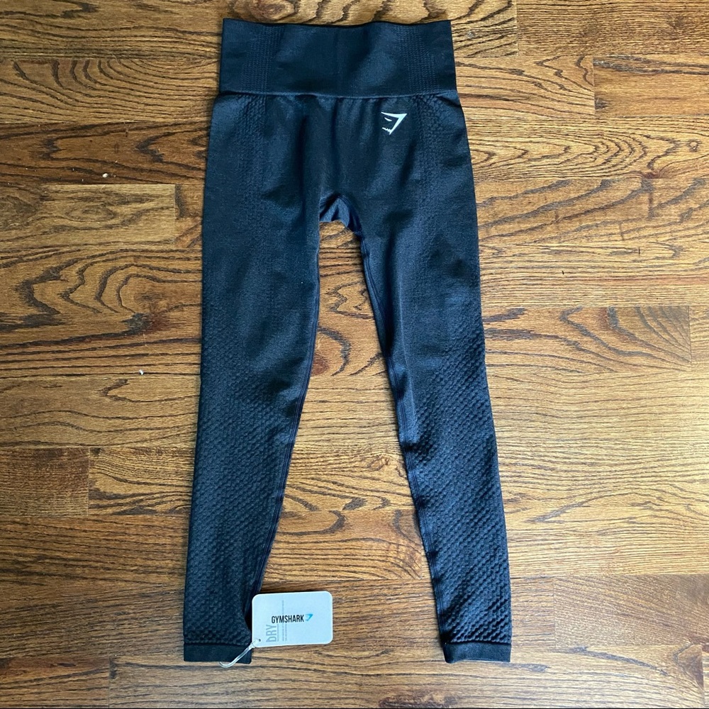 NWT Gymshark Seamless Black Leggings XS